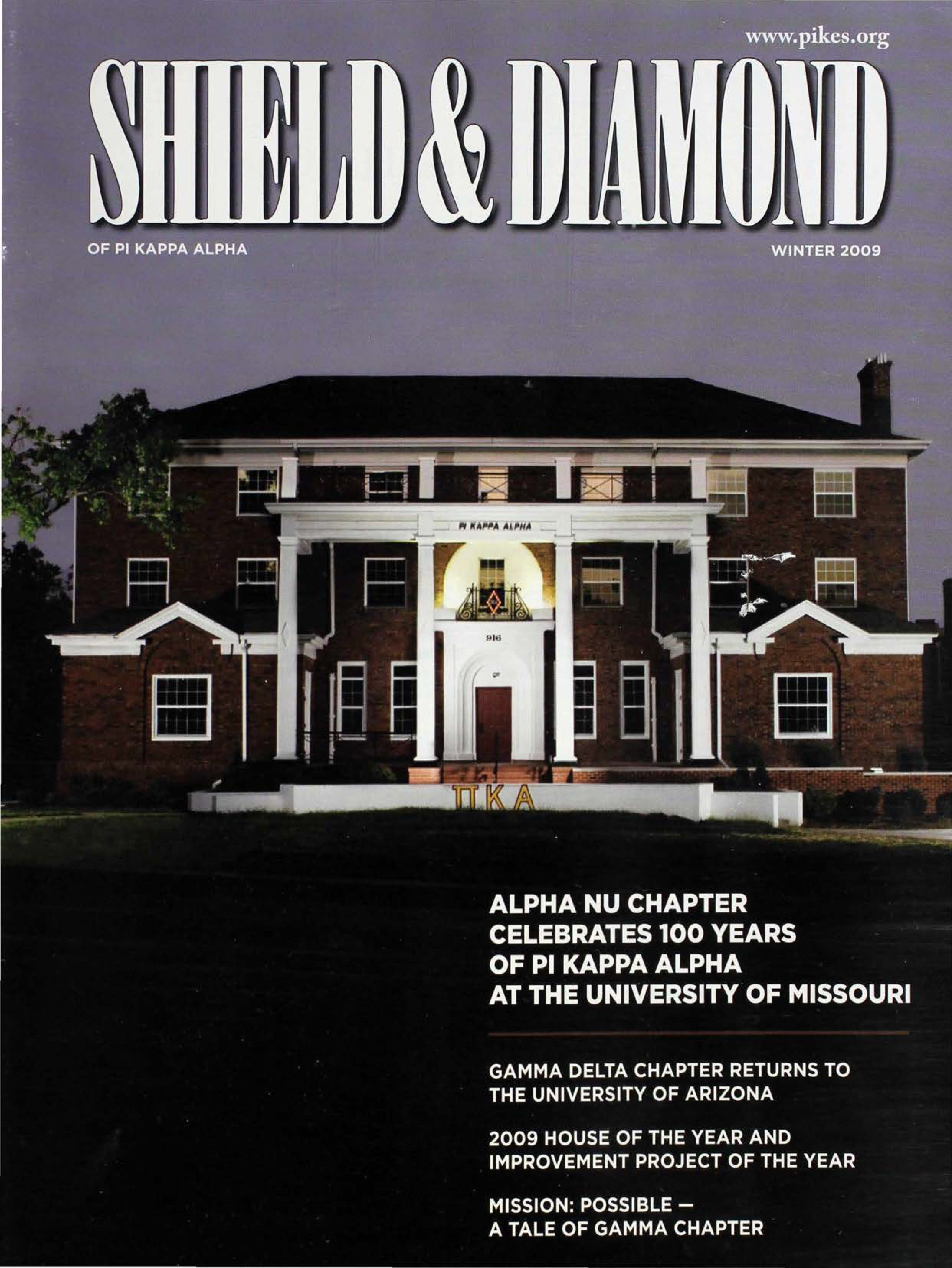 Shield and Diamond, Vol. 120, No. 4, Winter 2009